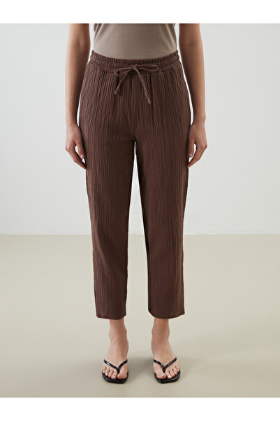 LC Waikiki Beli Lastikli Dokulu Kadın Pantolon