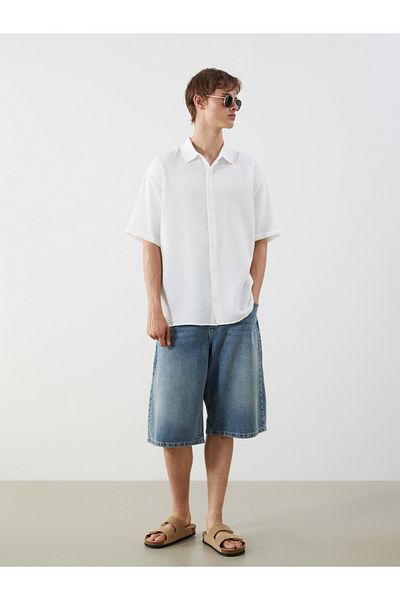 LC Waikiki Мъжки дънкови шорти Relaxed Fit