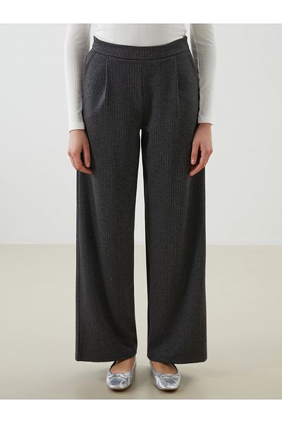 LC Waikiki Elastic Waist Striped Women's Trousers