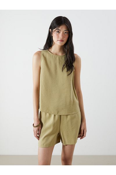 LC Waikiki Crew Neck Modal Blend Blouse