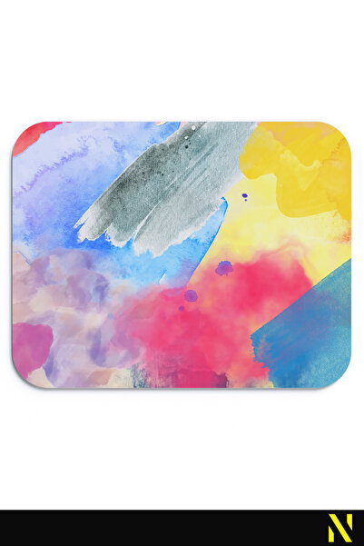 nilizma Mousepad ergonomic cu model abstract 23 cm X 19 cm Bază anti-alunecar...