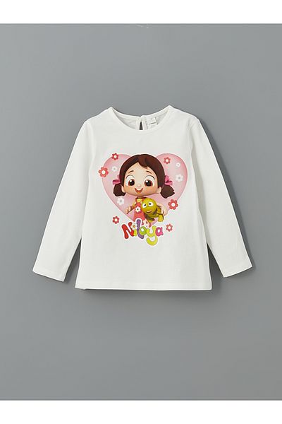 LC Waikiki Niloya Printed Girl's T-Shirt and Leggings 2-Piece