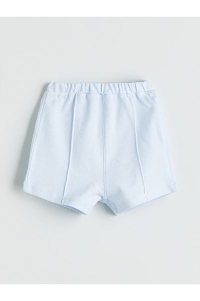 LC Waikiki Elastic Waist Basic Baby Boy Shorts 2-Piece