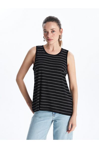 LC Waikiki Crew Neck Striped Women's Athlete