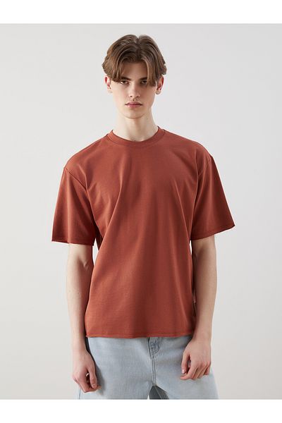 LC Waikiki Ανδρικό T-shirt με Λαιμό Crew