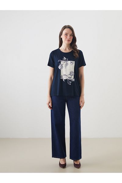 LC Waikiki Crew Neck Printed Women's T-Shirt