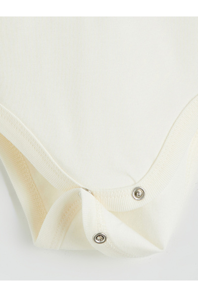 LC Waikiki Organic Fabric Baby Boy Snapback Bodysuit and Leggings 2-Piece