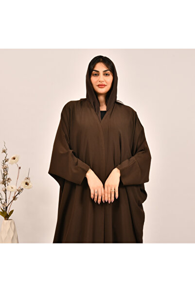 Beyond Brown quarter-bisht abaya with summer fabric