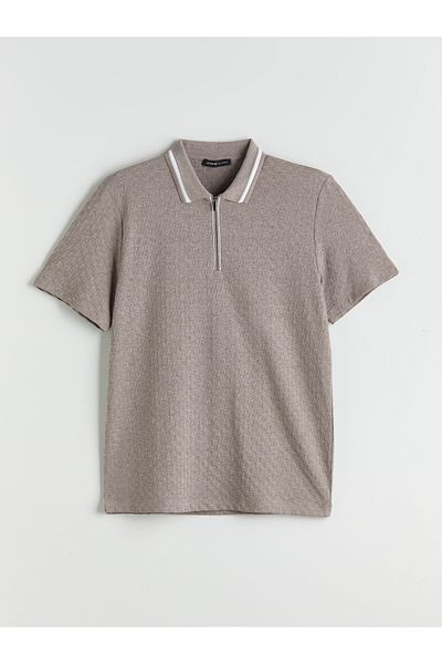 LC Waikiki Ανδρικό μπλουζάκι LCWAIKIKI Classic Polo Neck Mercerized Look