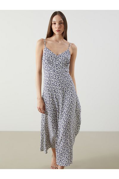 LC Waikiki Floral φόρεμα με λαιμόκοψη V