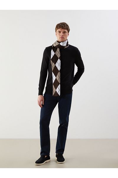 LC Waikiki Plaid Patterned Men's Scarf