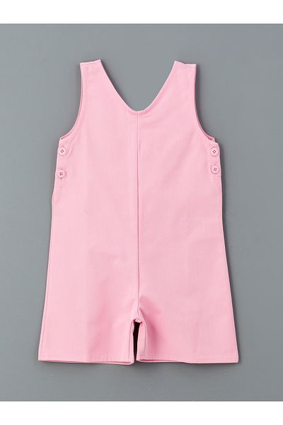 LC Waikiki Basic Baby Girl Salopet and T-Shirt 2-Piece