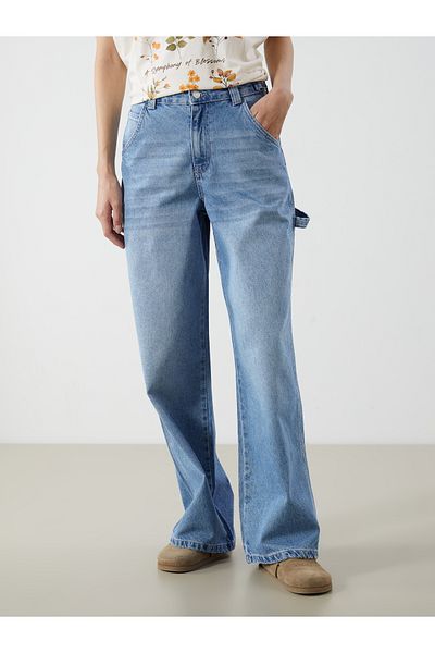LC Waikiki Pantaloni Jean de damă largi