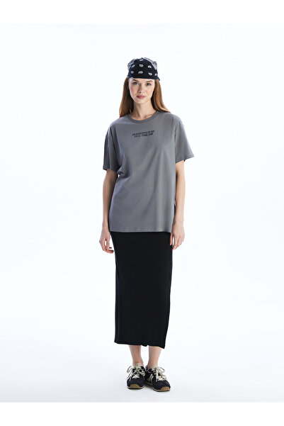 LC Waikiki Νοσταλγικό Μαϊμού με Εκτύπωση Γυναικείο Τιshirt