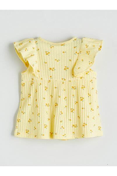 LC Waikiki Blumen-Kinderbluse und Shorts im 2er-Pack