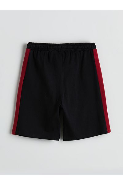 LC Waikiki Galatasaray Printed Boys' Shorts with Elastic Waist