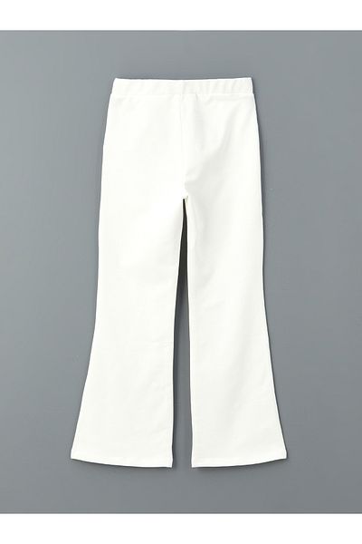 LC Waikiki Girls' Leggings with Elastic Waist and Stones