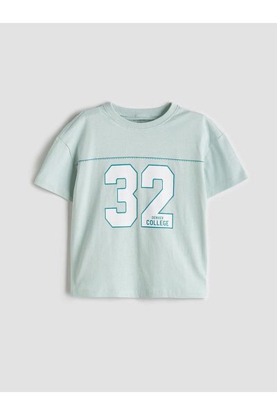 LC Waikiki Crew Neck Printed Boy's T-Shirt