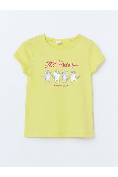 LC Waikiki Crew Neck Short Sleeve Girl's T-Shirt