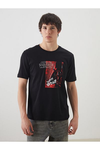 LC Waikiki Tricou pentru bărbați din bumbac pieptănat cu imprimeu Star Wars