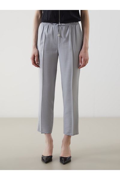 LC Waikiki Carrot Cut Women's Trousers with Elastic Waist