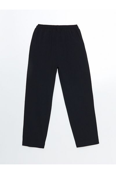 LC Waikiki Women's Linen Blended Pants with Elastic Waist