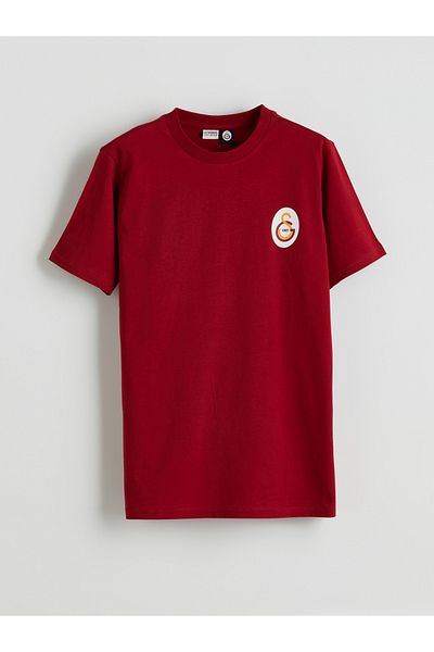 LC Waikiki Crew Neck Galatasaray Printed Boys' T-Shirt