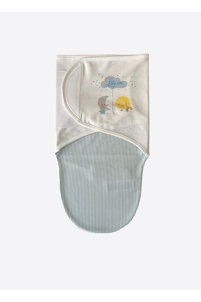 kitikate Organic New Dreams Swaddle Blue