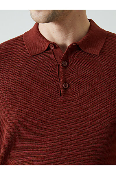 LC Waikiki Polo Neck Long Sleeve Men's Knitwear Sweater