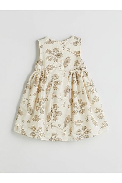 LC Waikiki Crew Neck Floral Girl's Dress