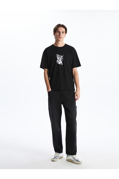 LC Waikiki Ανδρικό μπλουζάκι με στάμπα Looney Tunes Crew Neck