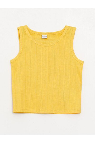 LC Waikiki Sari Crew Neck Girl's Undershirt