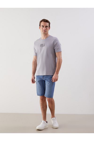 LC Waikiki Crew Neck Short Sleeve Printed Men's T-Shirt