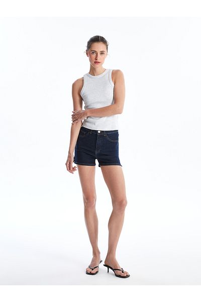 LC Waikiki Women's Slim Fit Jean Shorts