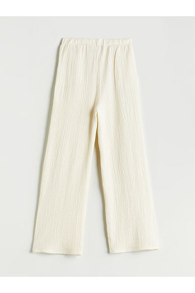 LC Waikiki Girls' Trousers with Elastic Waist