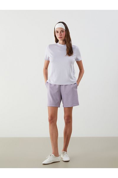 LC Waikiki Women's Stand Collar T-Shirt
