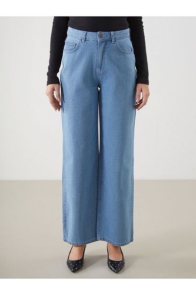 LC Waikiki بنطلون جينز نسائي من Wideleg