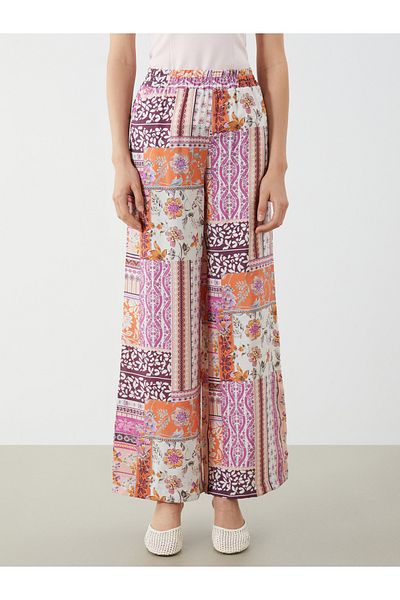 LC Waikiki Patterned Modal Blend Women's Trousers