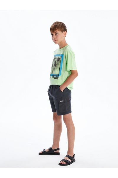 LC Waikiki Boys' Cargo Shorts with Elastic Waist