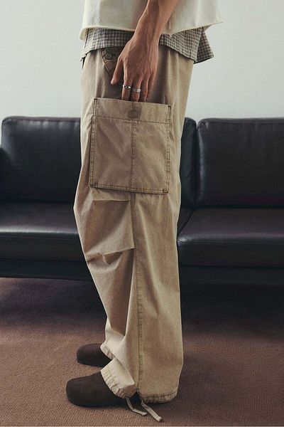 H&M Loose Fit Parachute Trousers