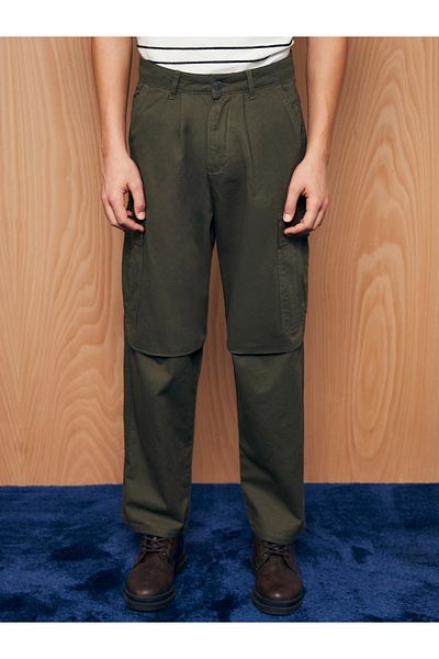 LC Waikiki Comfortable Fit Gabardine Men's Cargo Trousers