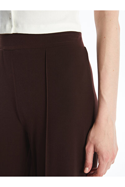 LC Waikiki Dámské široké kalhoty s elastickým pasem