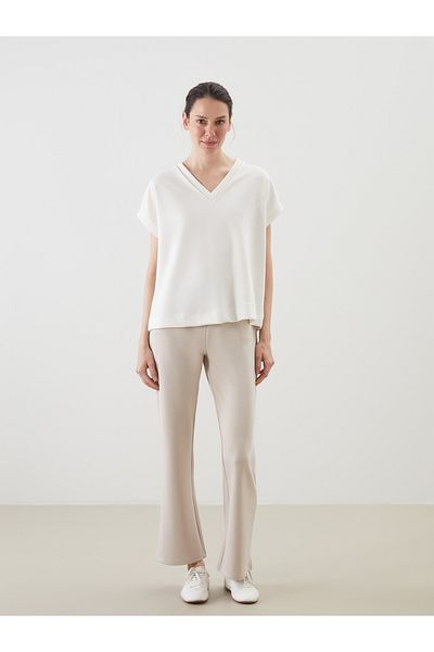 LC Waikiki Women's Trousers with Elastic Waist