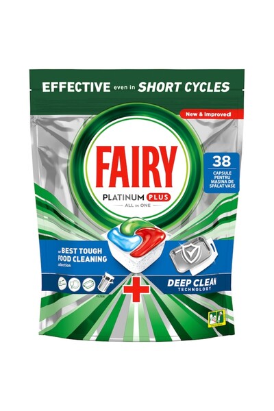 Fairy Capsule detergent vază 38buc Platinum All in One