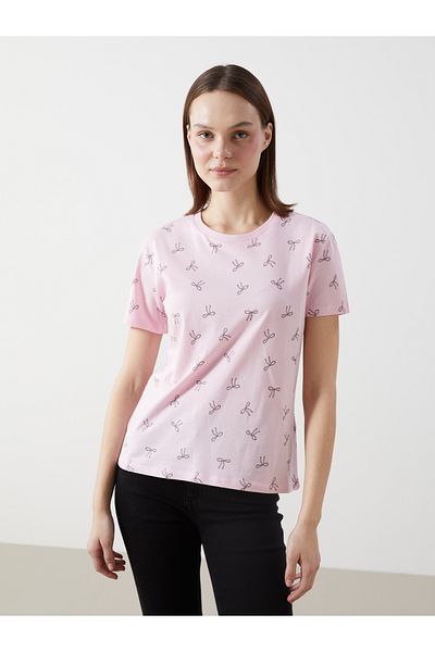 LC Waikiki Crew Neck Patterned Women's T-Shirt