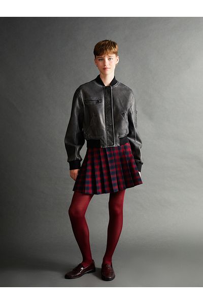 LC Waikiki College Collar Women's Leather Look Coat