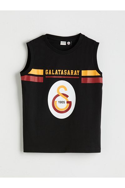 LC Waikiki Crew Neck Galatasaray Printed Boys Undershirt