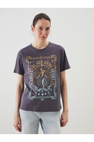 LC Waikiki Crew Neck Printed Women's T-Shirt