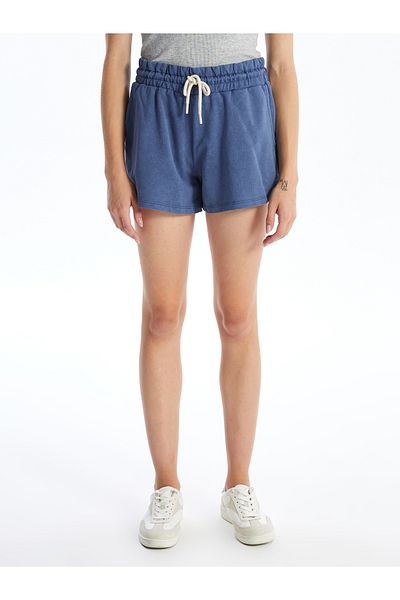 LC Waikiki Women's Elastic Waist Straight Shorts