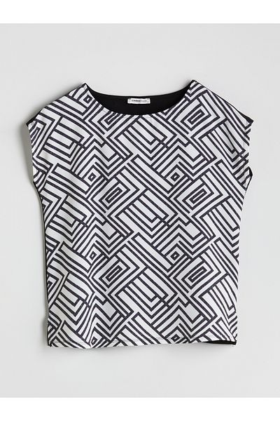 LC Waikiki Crew Neck Patterned Women's T-Shirt